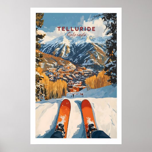 Affiche de ski Telluride 1 (Devant)
