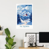 Affiche de ski Val Thorens 1 (Bureau à domicile)