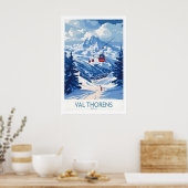 Affiche de ski Val Thorens 1 (Cuisine)