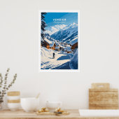 Affiche de ski Verbier Suisse 1 (Cuisine)