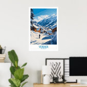 Affiche de ski Verbier Suisse 1 (Bureau à domicile)