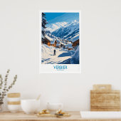 Affiche de ski Verbier Suisse 1 (Cuisine)
