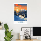 Affiche de ski Whistler 1 (Bureau à domicile)