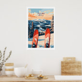 Affiche de ski Ylläs Norvège 1 (Cuisine)