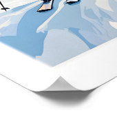 Affiche de ski Ylläs Norvège 1 (Coin)