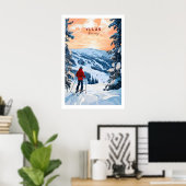 Affiche de ski Ylläs Norvège 1 (Bureau à domicile)