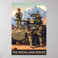 Affiche de soldats drôles