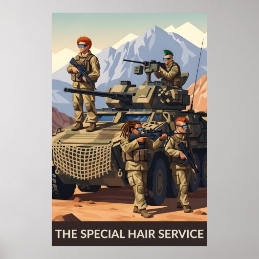 Affiche de soldats drôles (Devant)