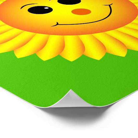 Affiche de soleil brillant (Coin)