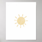 Affiche de soleil pastel (Devant)