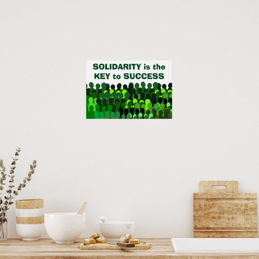 Affiche de solidarité (Cuisine)