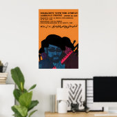 Affiche de solidarité de l'OSPAAAL de 1968 avec le (Bureau à domicile)