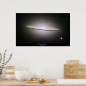 Affiche de Sombrero Galaxy (M104) (Cuisine)