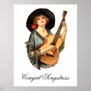 Affiche de Songstress de cow-girl