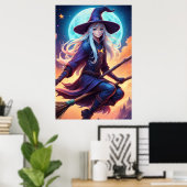 Affiche de sorcière (Bureau à domicile)