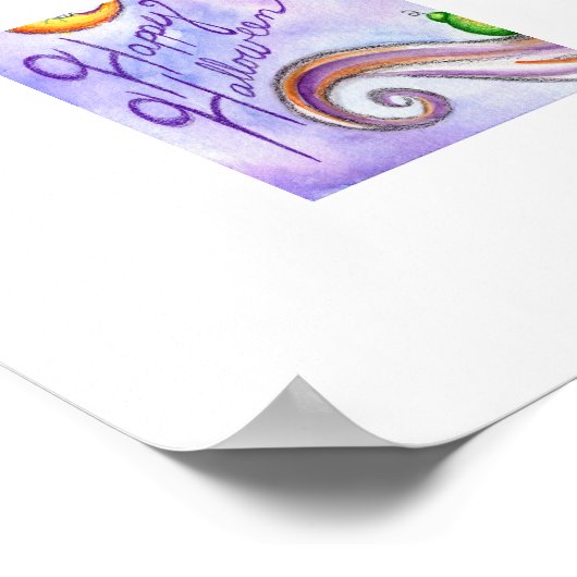 Affiche de sorcière d'Halloween (Coin)