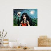 Affiche de sorcière d'Halloween par Molly Harrison (Cuisine)