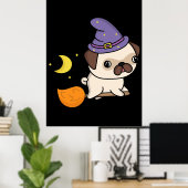 Affiche de sorcière Puggy (Bureau à domicile)