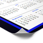 Affiche de souvenir du calendrier Allah SWT 2025 (Coin)