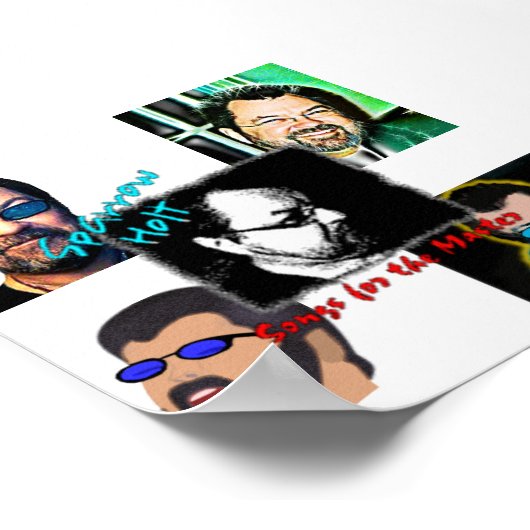 Affiche de Sparrow Holt "Chansons pour le Maître" (Coin)