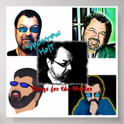 Affiche de Sparrow Holt "Chansons pour le Maître" (Devant)