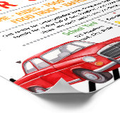 Affiche de spectacle automobile modifiable (Coin)