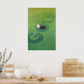 Affiche de sport d'art de golf Impression de golfe (Cuisine)