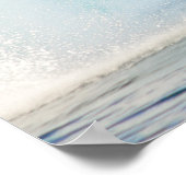 Affiche de spot de surf de grosses vagues (Coin)