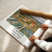 Affiche de St. Augustine Floride, Aquarelle, Sur m