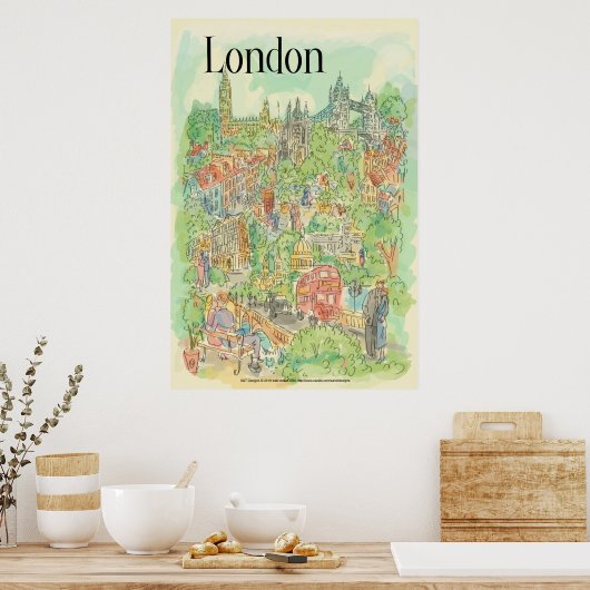 affiche de st-london (Cuisine)
