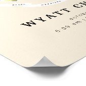 Affiche de statistiques de naissance HOGWARTS™ pou (Coin)