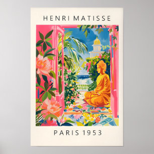 Affiche de statue de Bouddha, Art mural de méditat