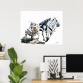 Affiche de Steer Wrestling (Bureau à domicile)