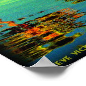 affiche de style californie cadillac (Coin)