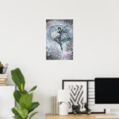 Affiche de style gothique de fée à imprimer (Bureau à domicile)