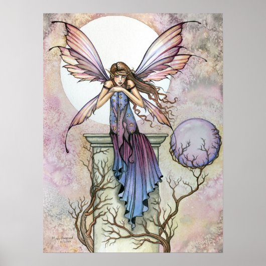 Affiche de style gothique féerique lunaire céleste (Devant)