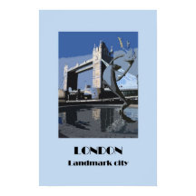 Affiche de style londonien rétro des années 1920