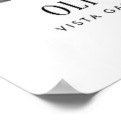 Affiche de style musée avec photo de mariage perso (Coin)