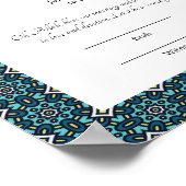 affiche de style musulman vert nikahnama (Coin)