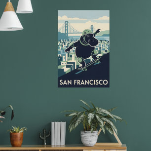 Affiche de style parc national WPA de Californie