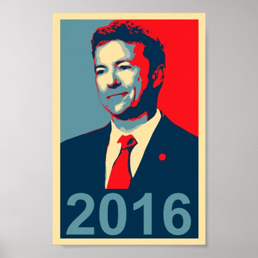 Affiche de style Rand Paul 2016 Obama (Devant)