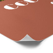 Affiche de style rétro de Crawley des années 1920 (Coin)