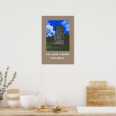 Affiche de style rétro du château de Bramber des a (Cuisine)
