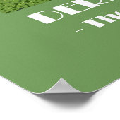 Affiche de style rétro du district de Derbyshire P (Coin)