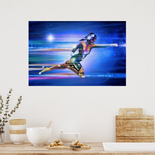 affiche de superhero (Cuisine)