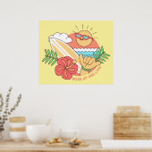 Affiche de surf d'été (Cuisine)