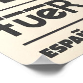 Affiche de surf El Cotillo Art de voyage avec vagu (Coin)