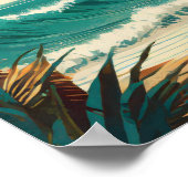 Affiche de surf rétro (Coin)