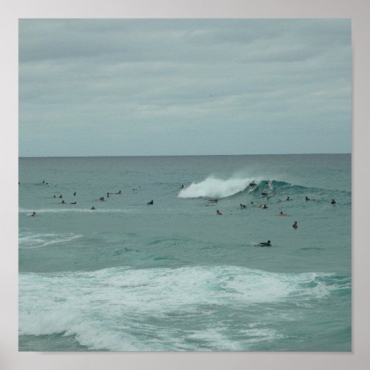 AFFICHE DE SURF VOICI QU'IL ARRIVE (Devant)