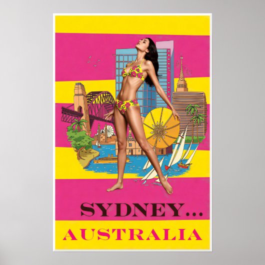 Affiche de Sydney, Australie (Devant)